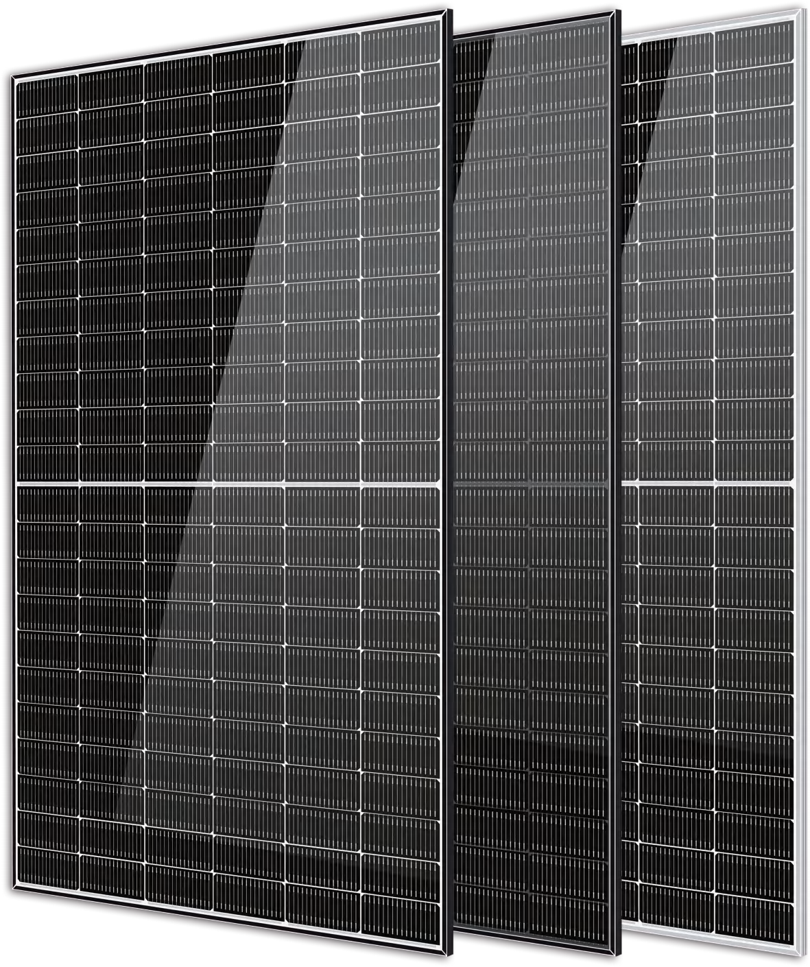 Módulo solar de 132 células 530-550W 182 mm tipo N de geração distribuída