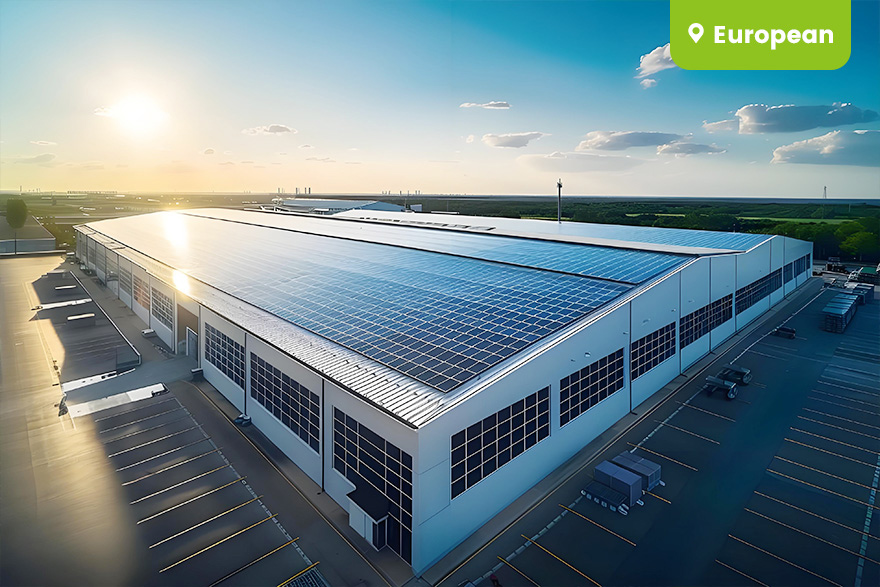 Projeto "PV + Armazenamento de Energia" do Parque Industrial Europeu