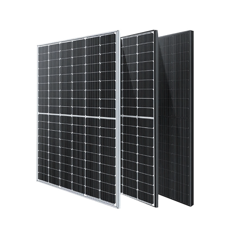 Módulo mono de vidro duplo bifacial de alto rendimento