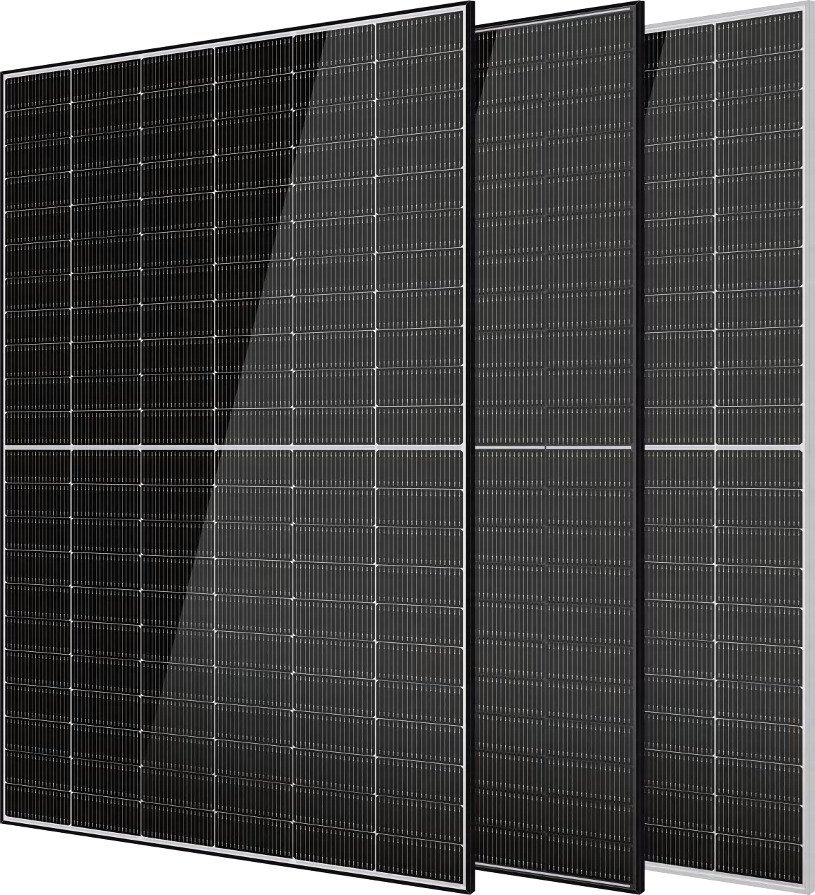 Módulo solar de alta potência 700-730W 210 mm tipo N em grande escala