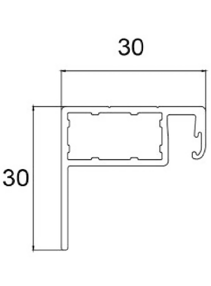 Se&ccedil;&atilde;o Transversal do Quadro AA