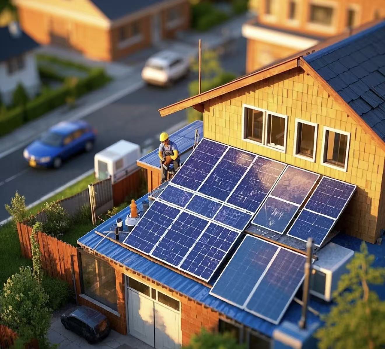 Assuma o controle de todos os telhados da vila de uma só vez! O desenvolvimento de toda a aldeia é o futuro da energia fotovoltaica doméstica?